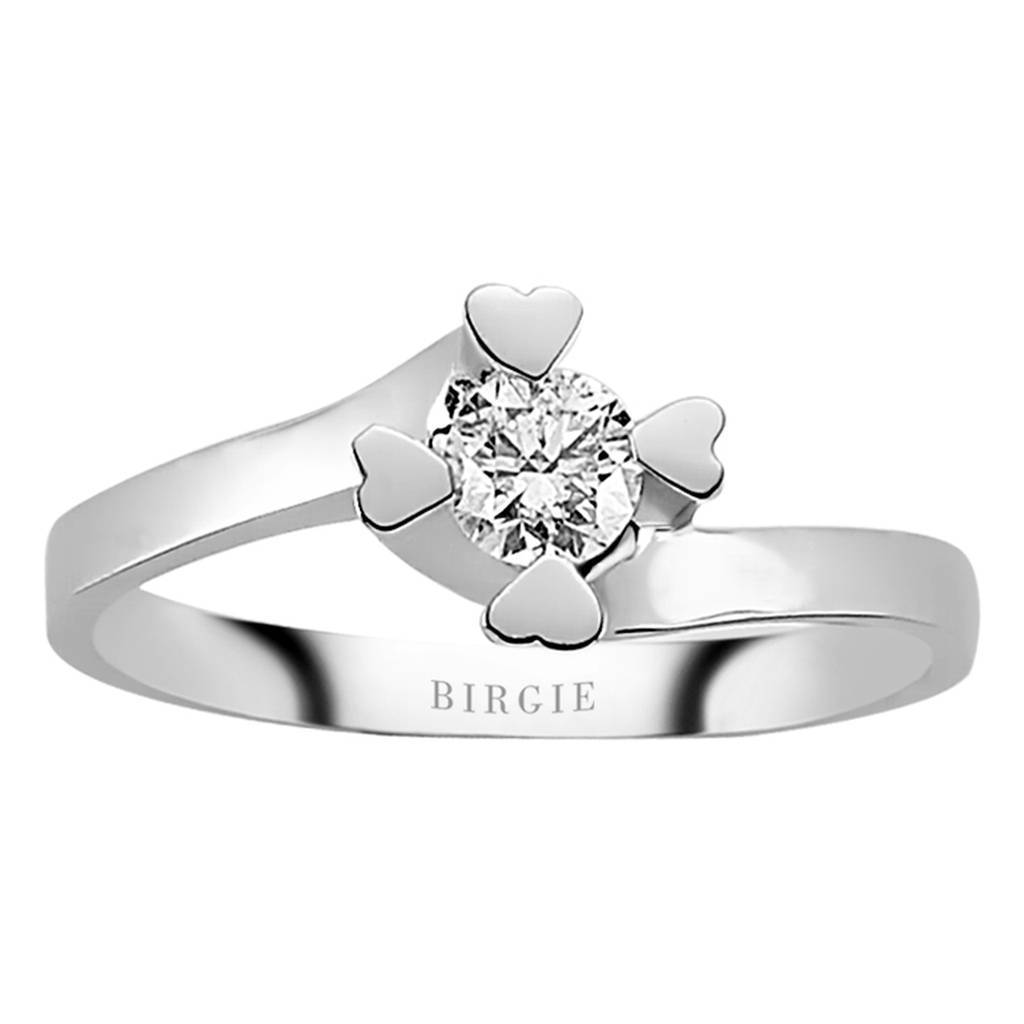 Bague solitaire diamant 0,30 carat