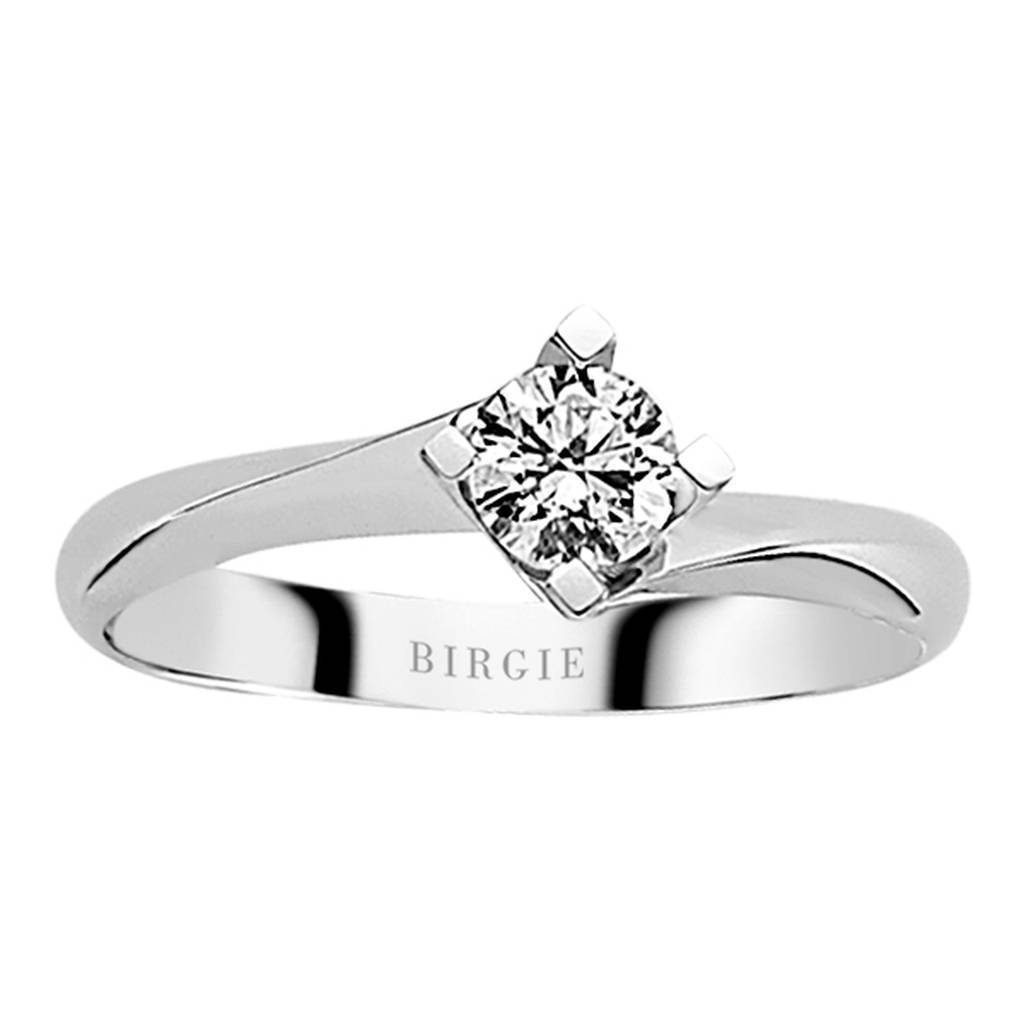 Bague solitaire diamant 0,33 carat