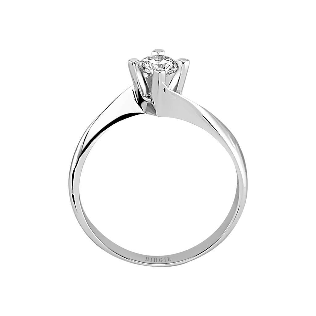 Bague solitaire diamant 0,33 carat