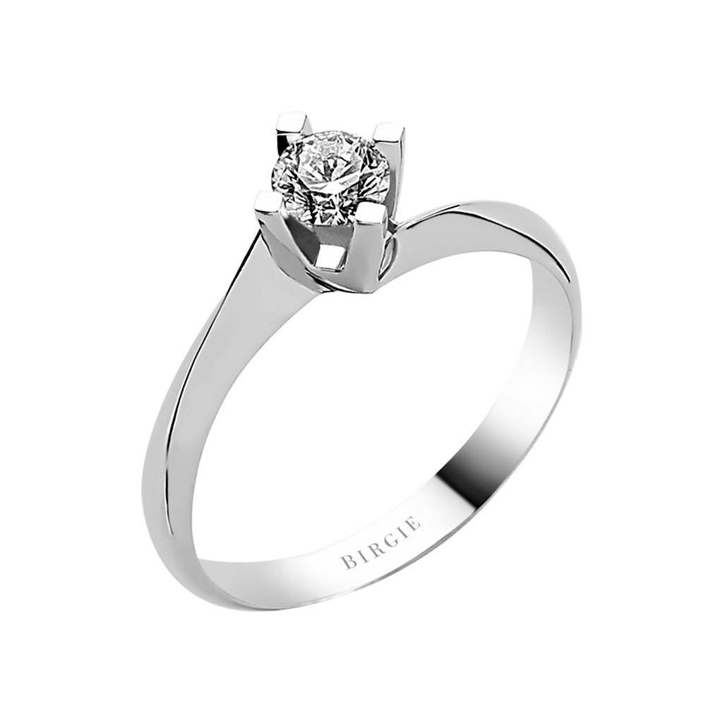 Bague solitaire diamant 0,33 carat