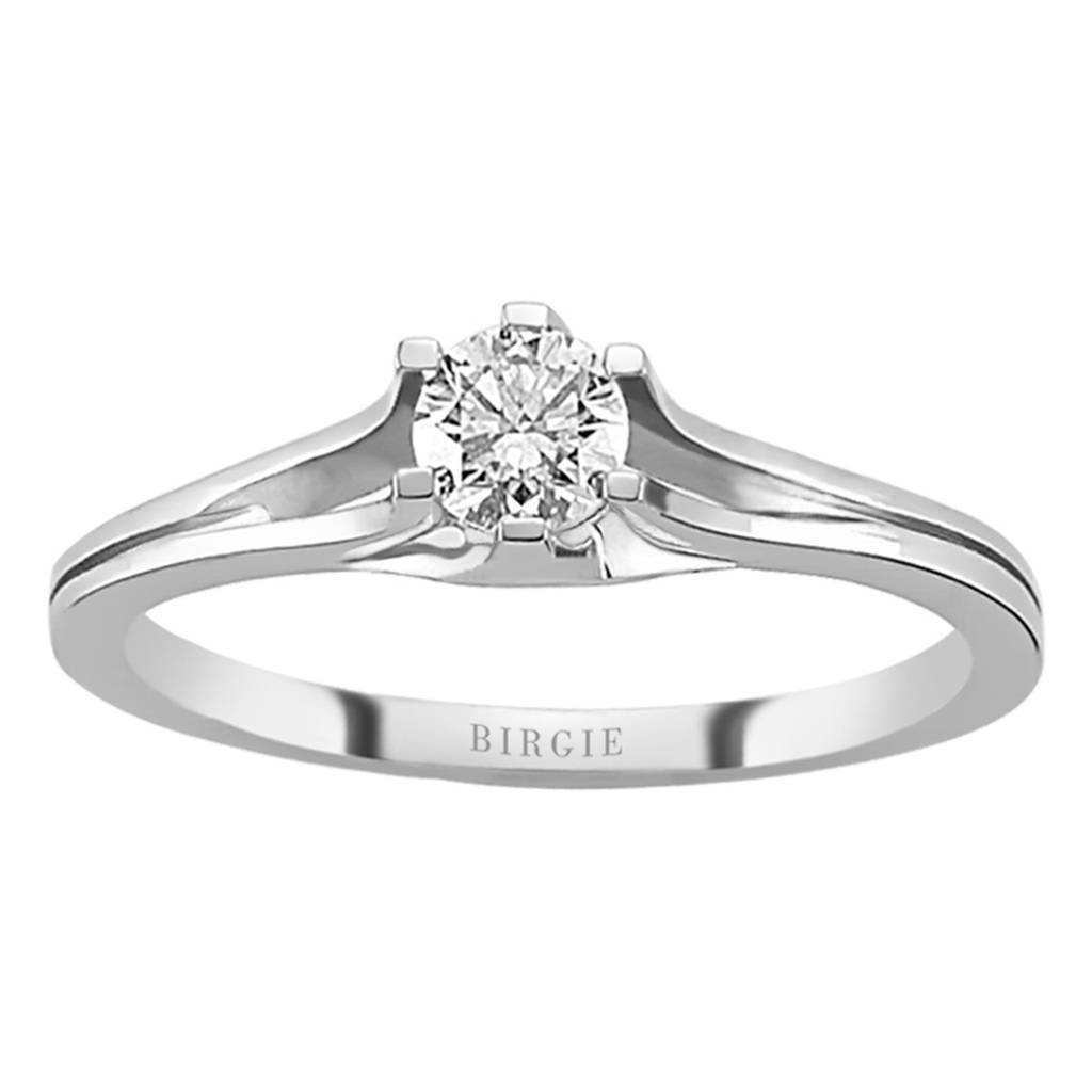 Bague solitaire diamant 0,32 carat