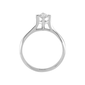 Bague solitaire diamant 0,26 carat