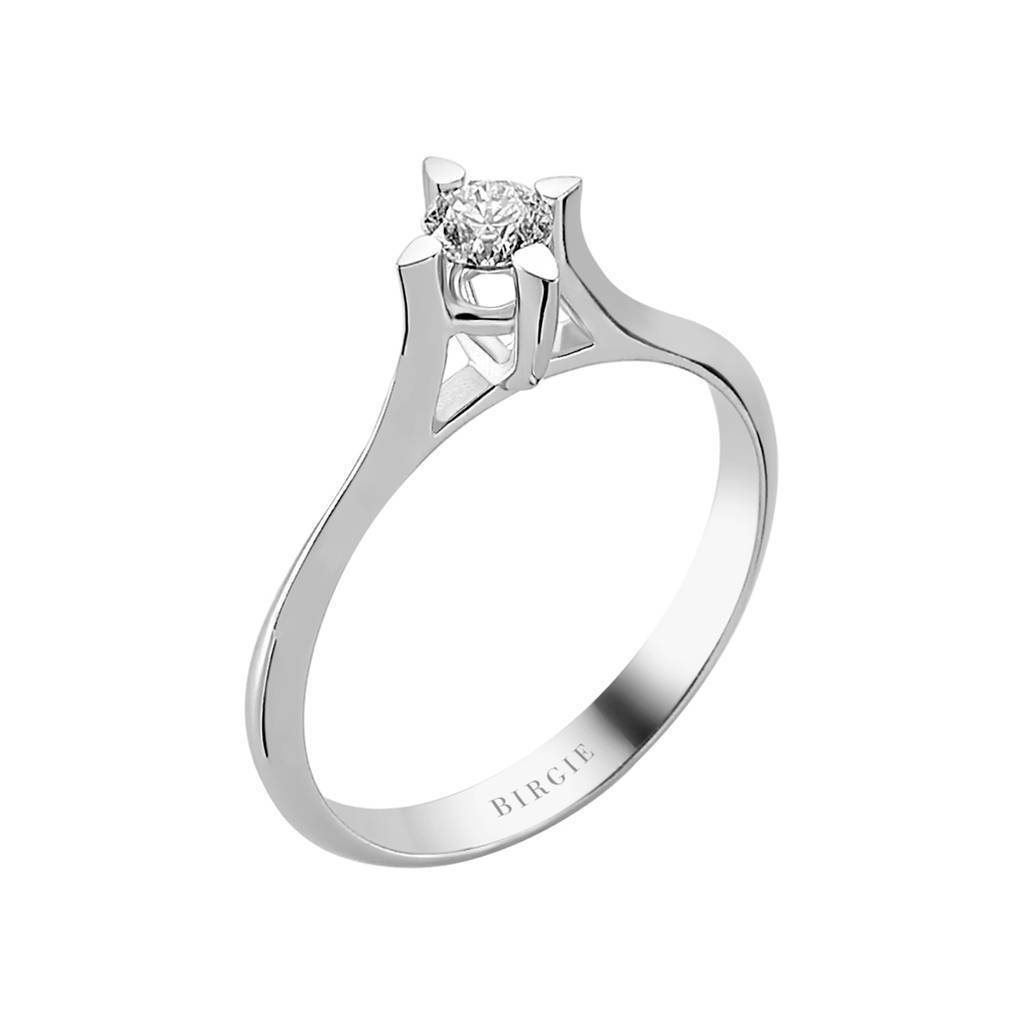 Bague solitaire diamant 0,26 carat