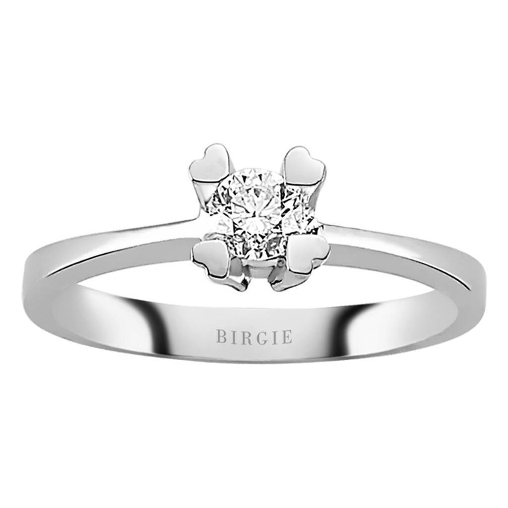 Bague solitaire diamant 0,27 carat
