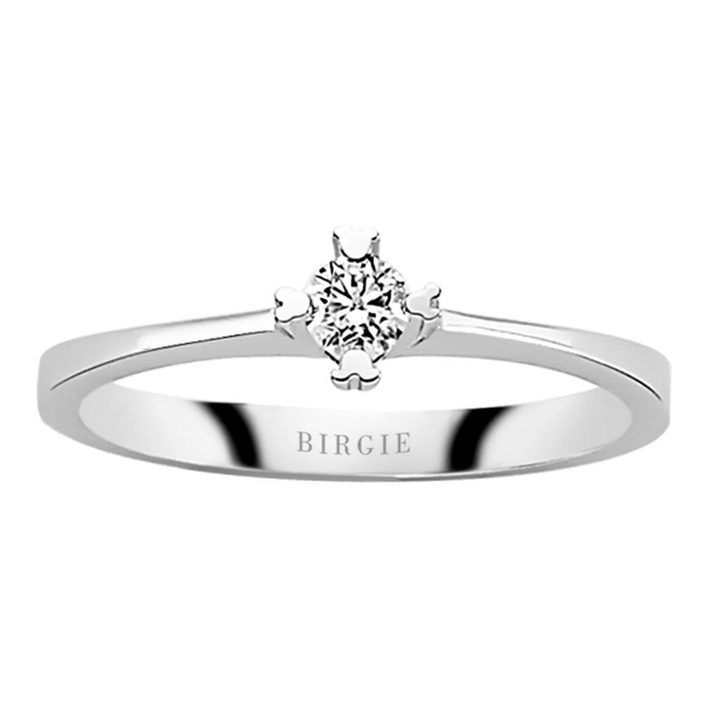 0.14 carat solitaire diamond ring