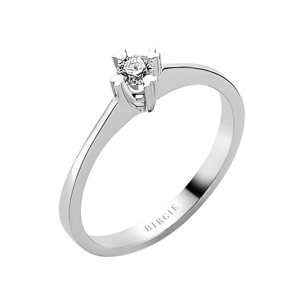 0.14 carat solitaire diamond ring