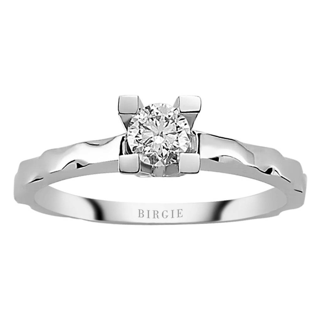 Bague solitaire diamant 0,31 carat