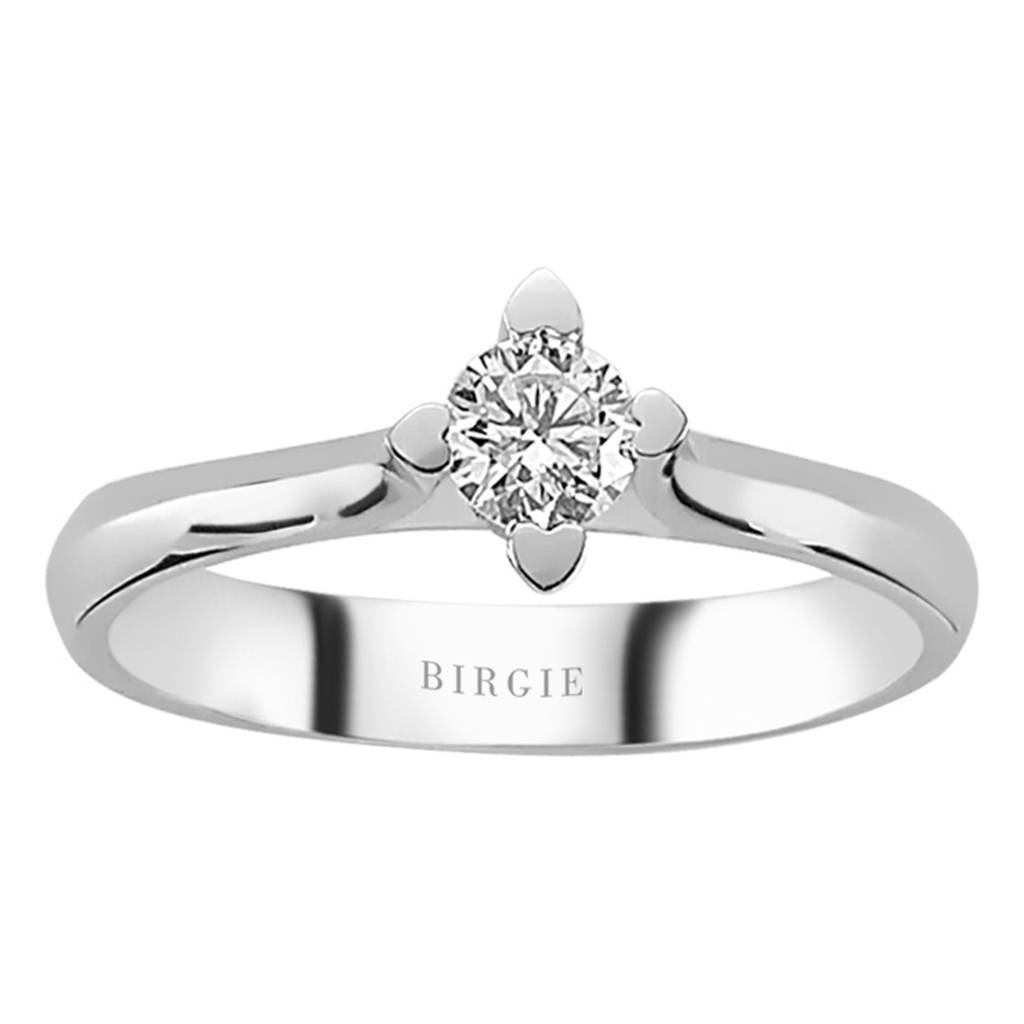 Bague solitaire diamant 0,28 carat