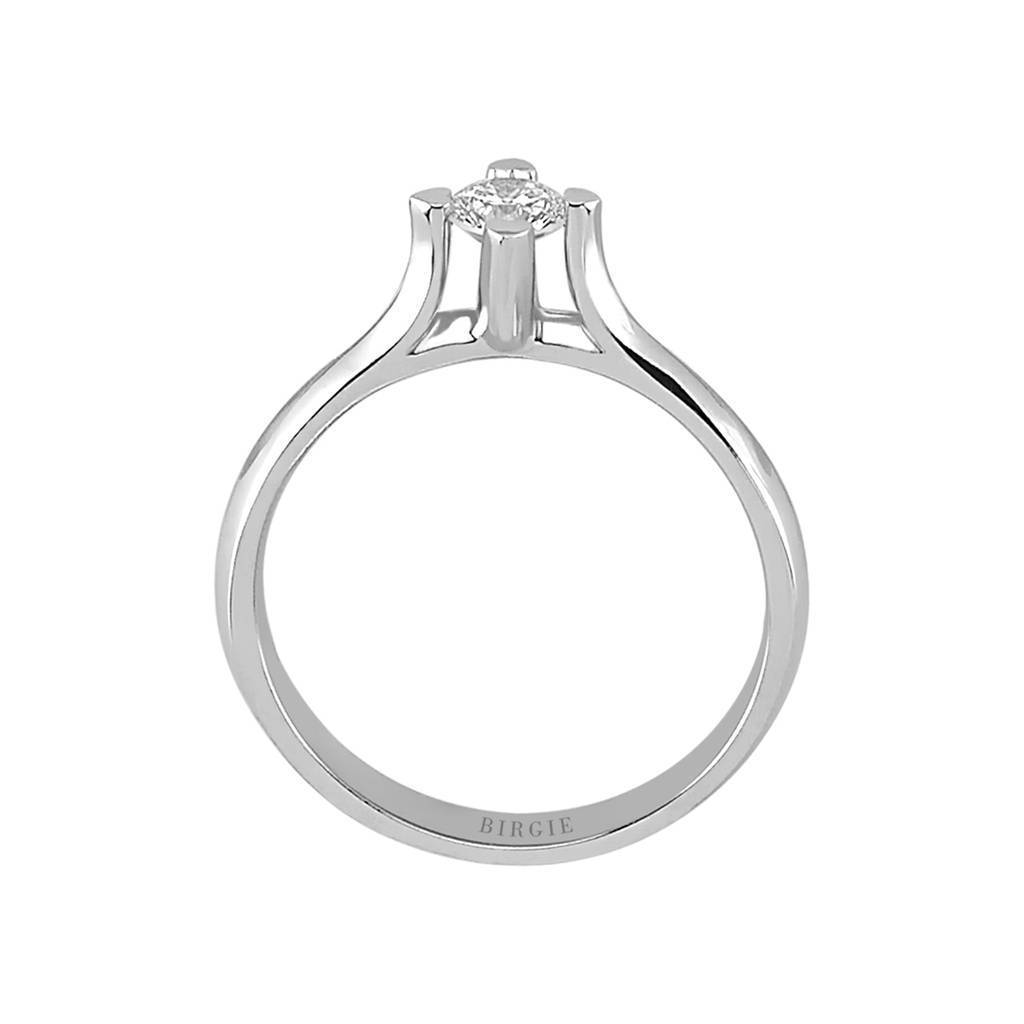 Bague solitaire diamant 0,28 carat