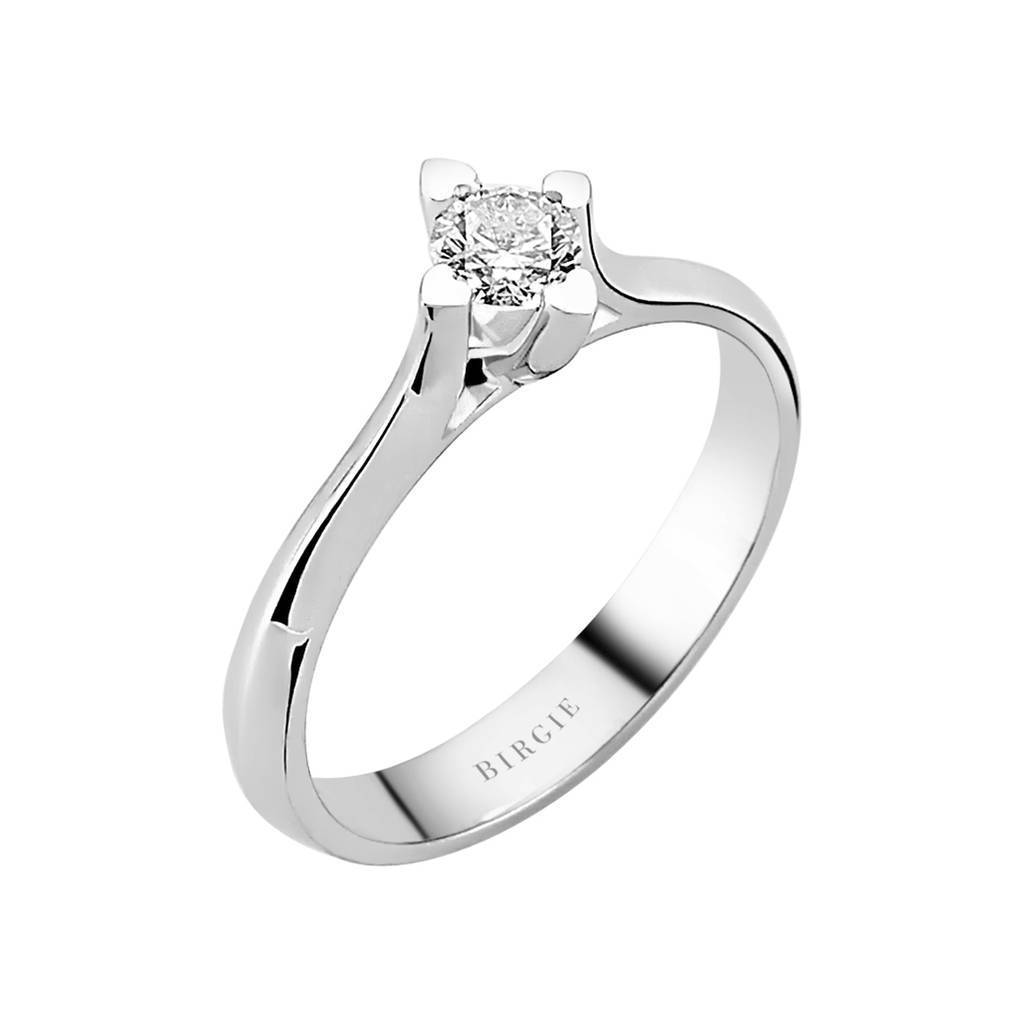 Bague solitaire diamant 0,28 carat