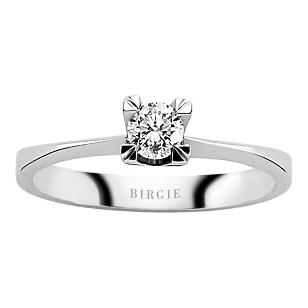 Bague solitaire diamant 0,30 carat