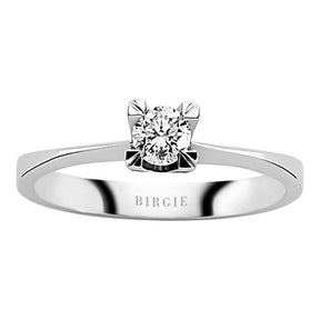 Bague solitaire diamant 0,30 carat