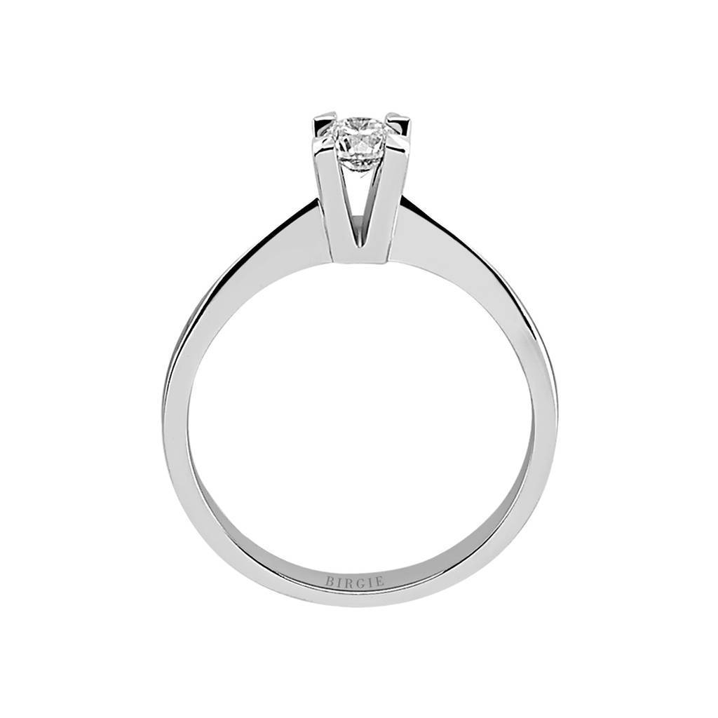 Bague solitaire diamant 0,30 carat