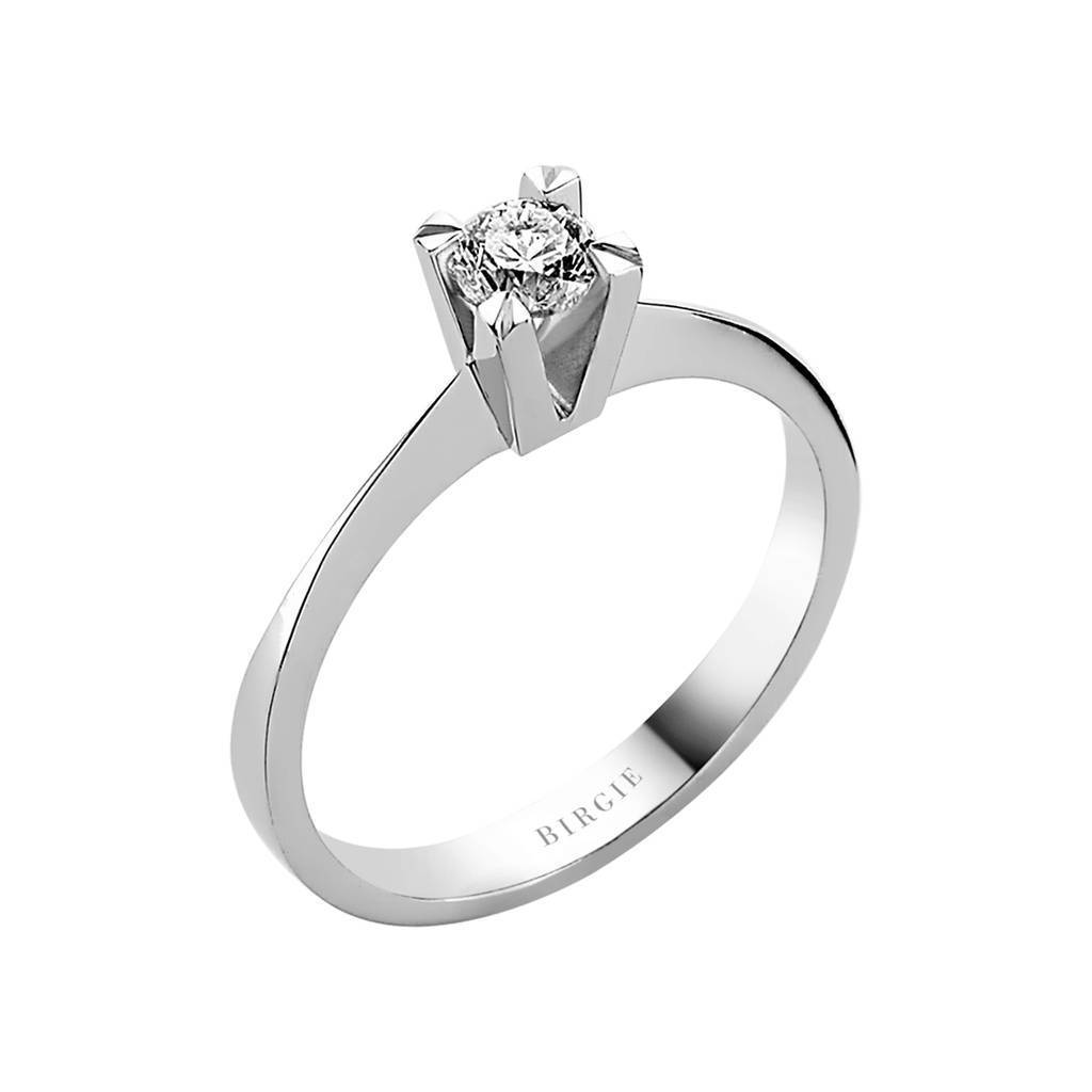 Bague solitaire diamant 0,30 carat