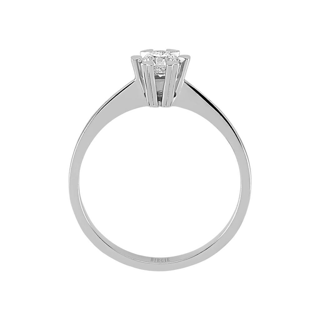 Bague solitaire diamant 0,28 carat