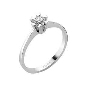 Bague solitaire diamant 0,28 carat