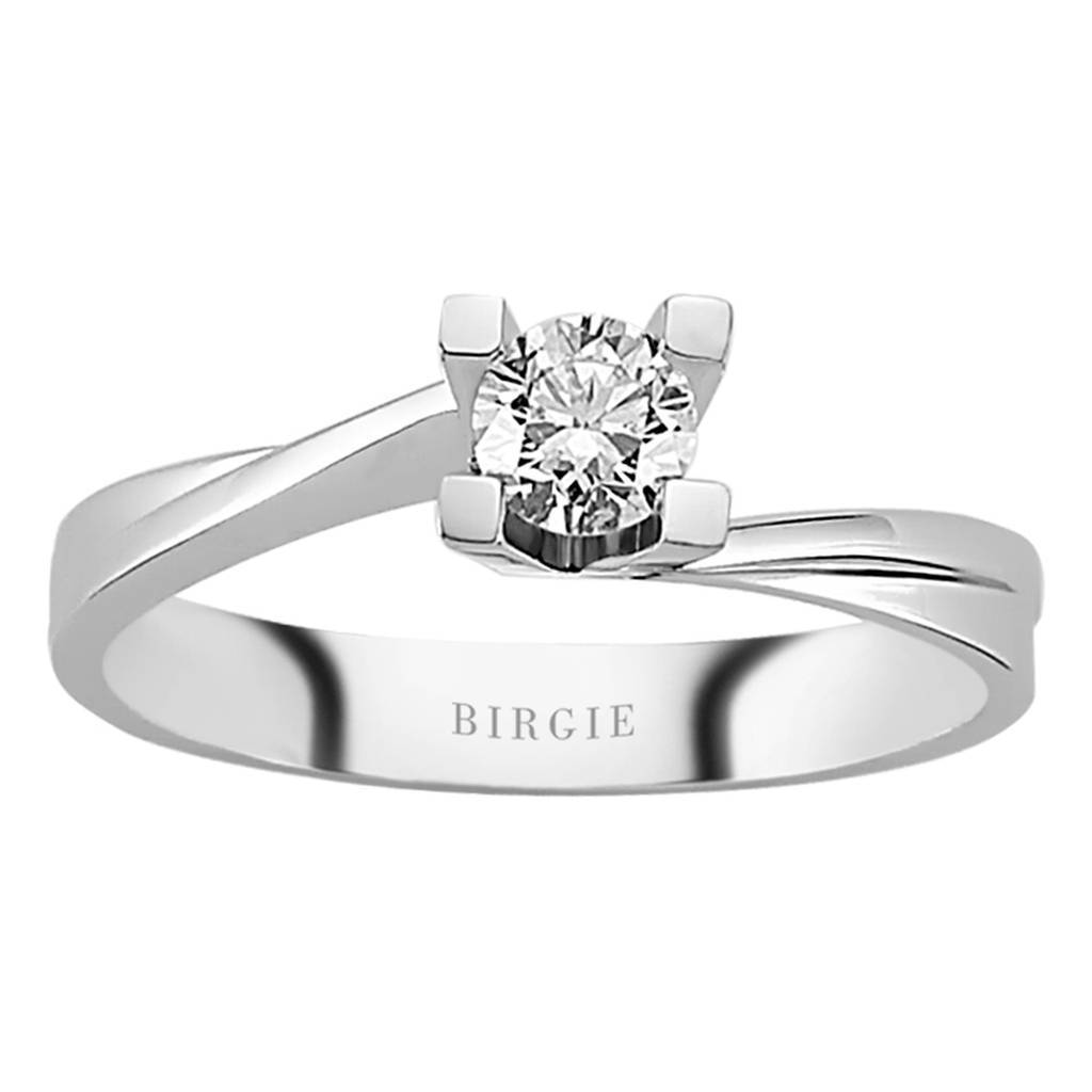 Bague solitaire diamant 0,31 carat