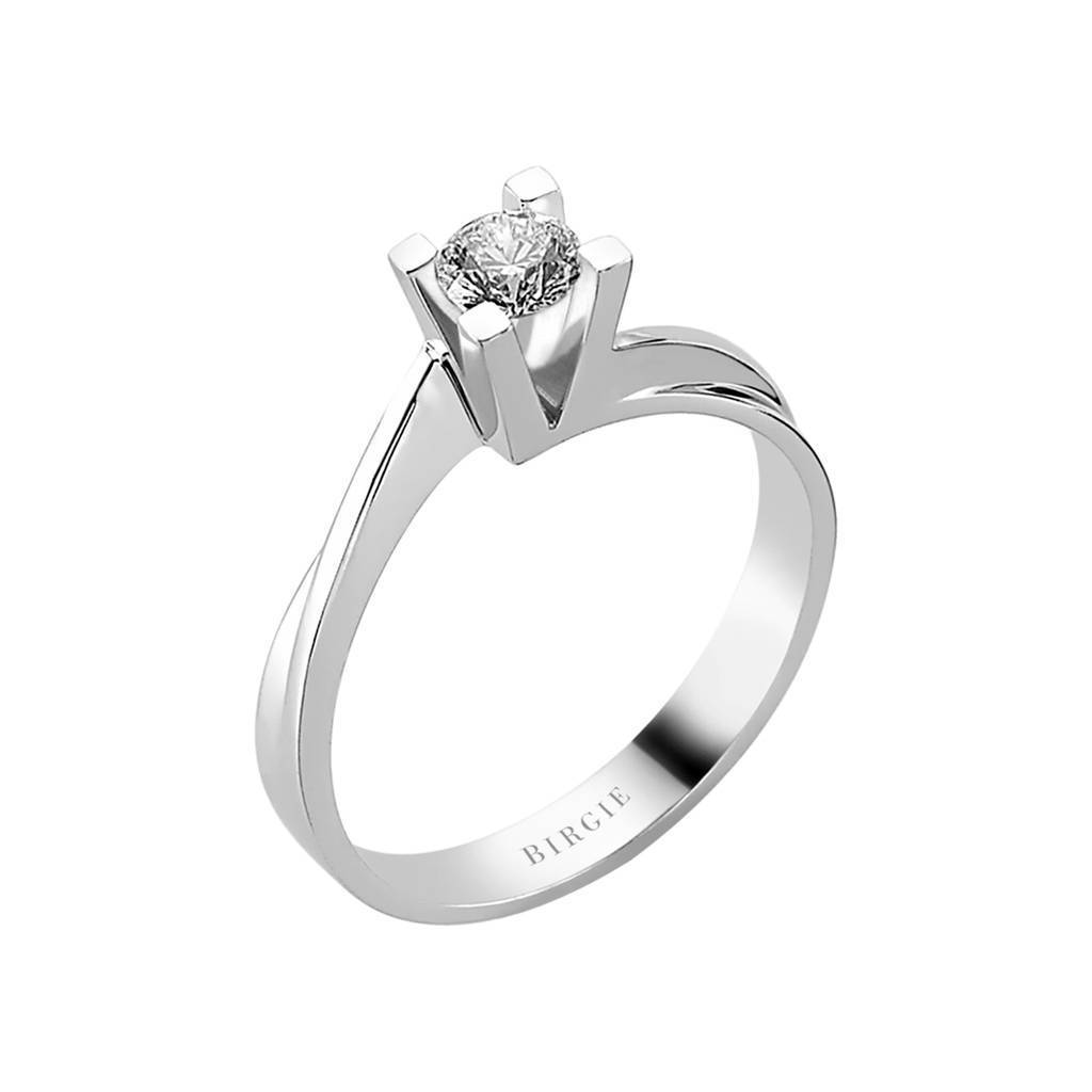 Bague solitaire diamant 0,31 carat