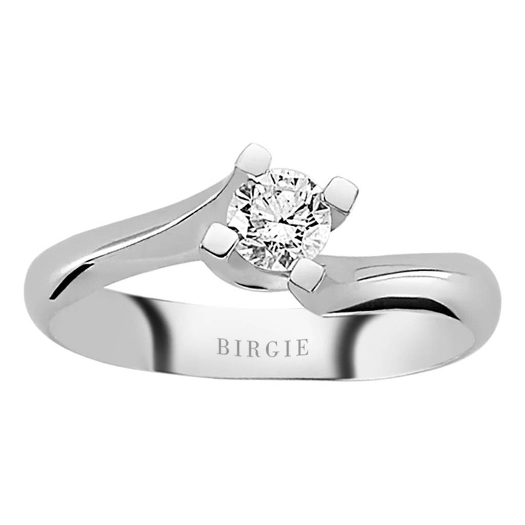 Bague solitaire diamant 0,28 carat