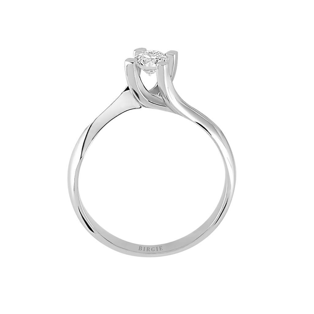 Bague solitaire diamant 0,28 carat