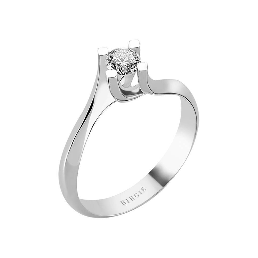 Bague solitaire diamant 0,28 carat