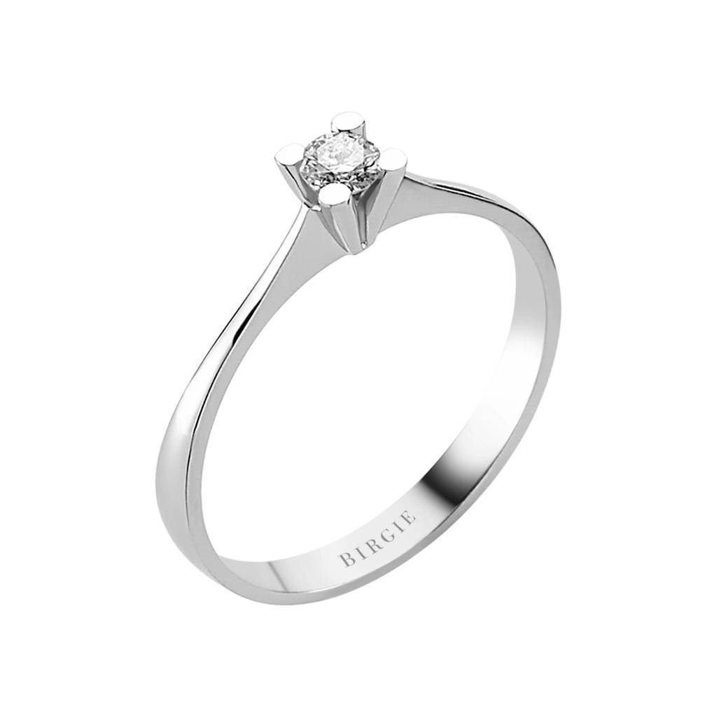 0.13 carat solitaire diamond ring
