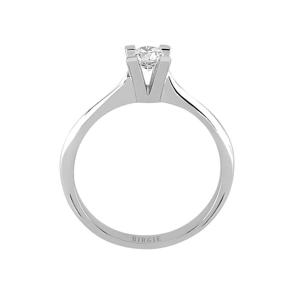 Bague solitaire diamant 0,31 carat