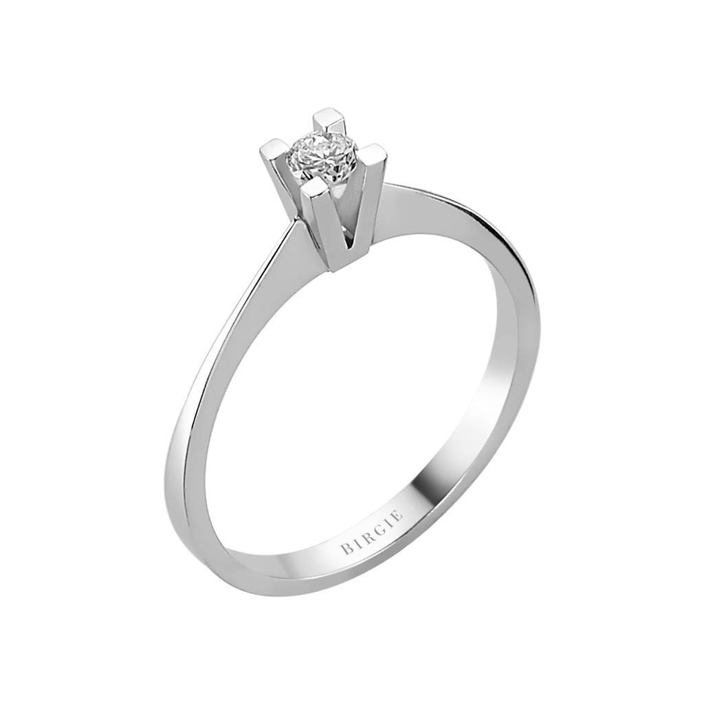 0.13 carat solitaire diamond ring