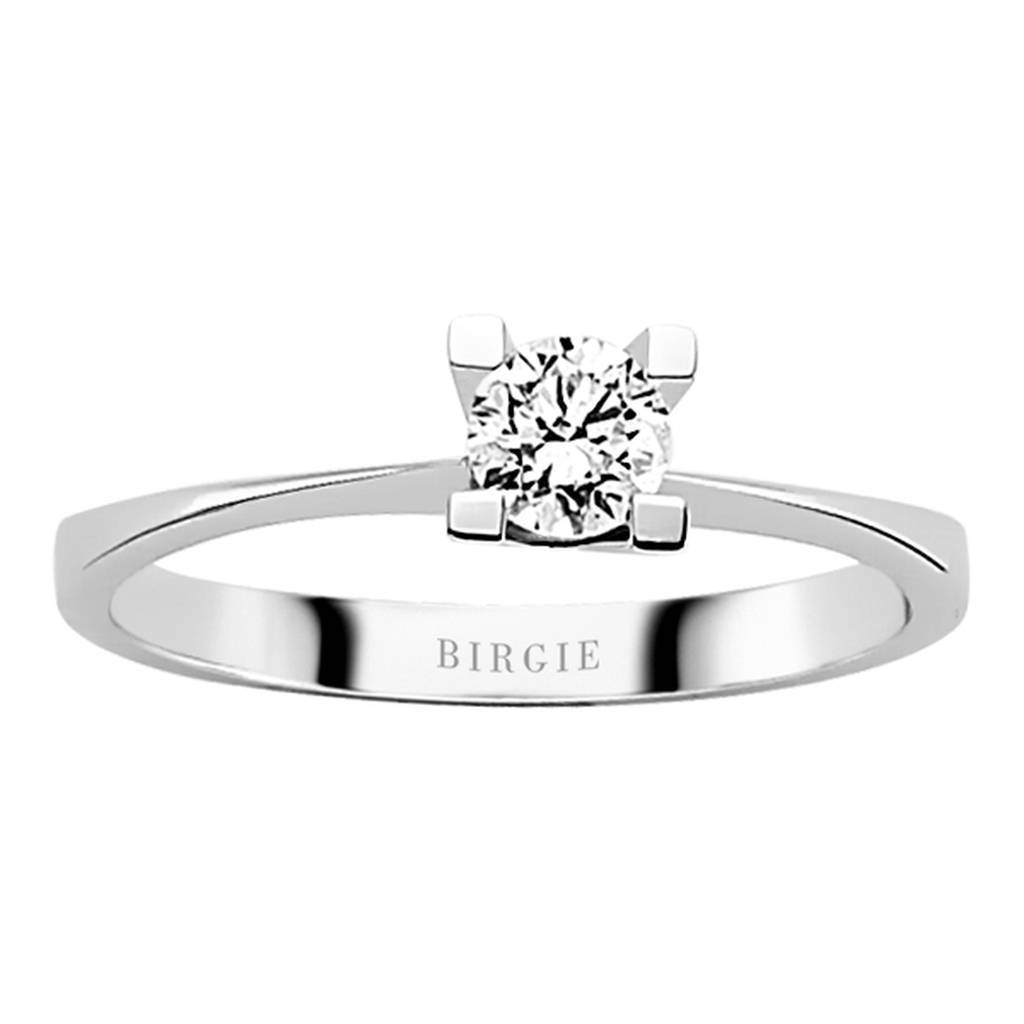 Bague solitaire diamant 0,31 carat