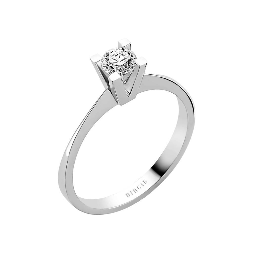 Bague solitaire diamant 0,31 carat