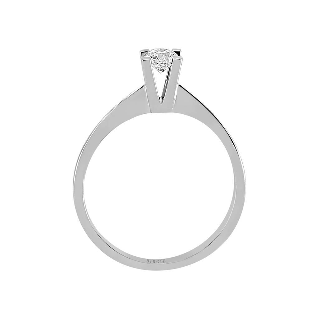 Bague solitaire diamant 0,26 carat