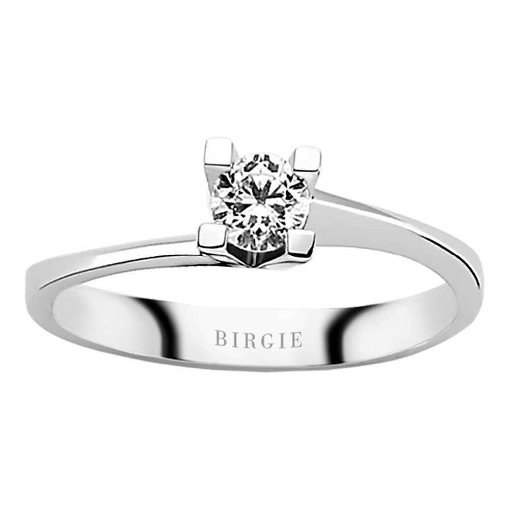 Bague solitaire diamant 0,31 carat