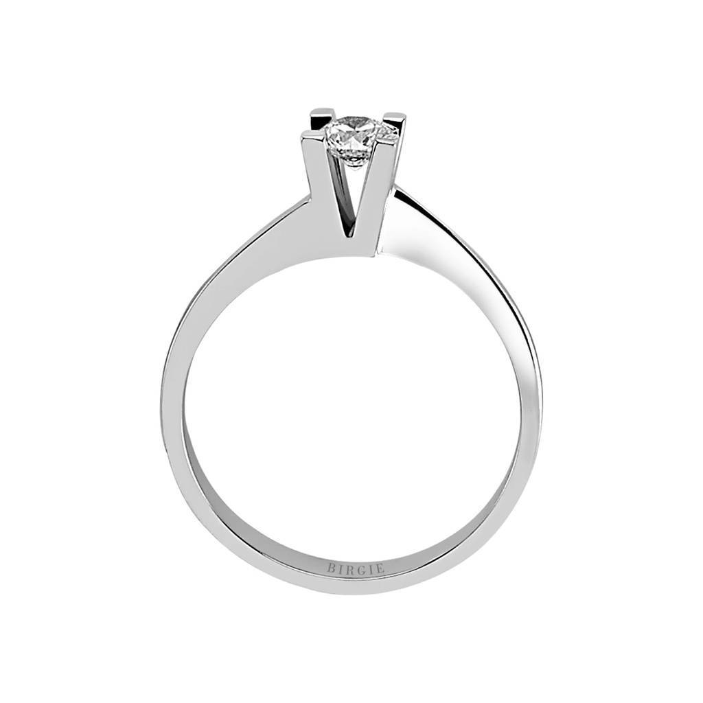 Bague solitaire diamant 0,31 carat
