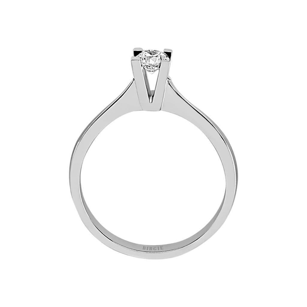 Bague solitaire diamant 0,25 carat