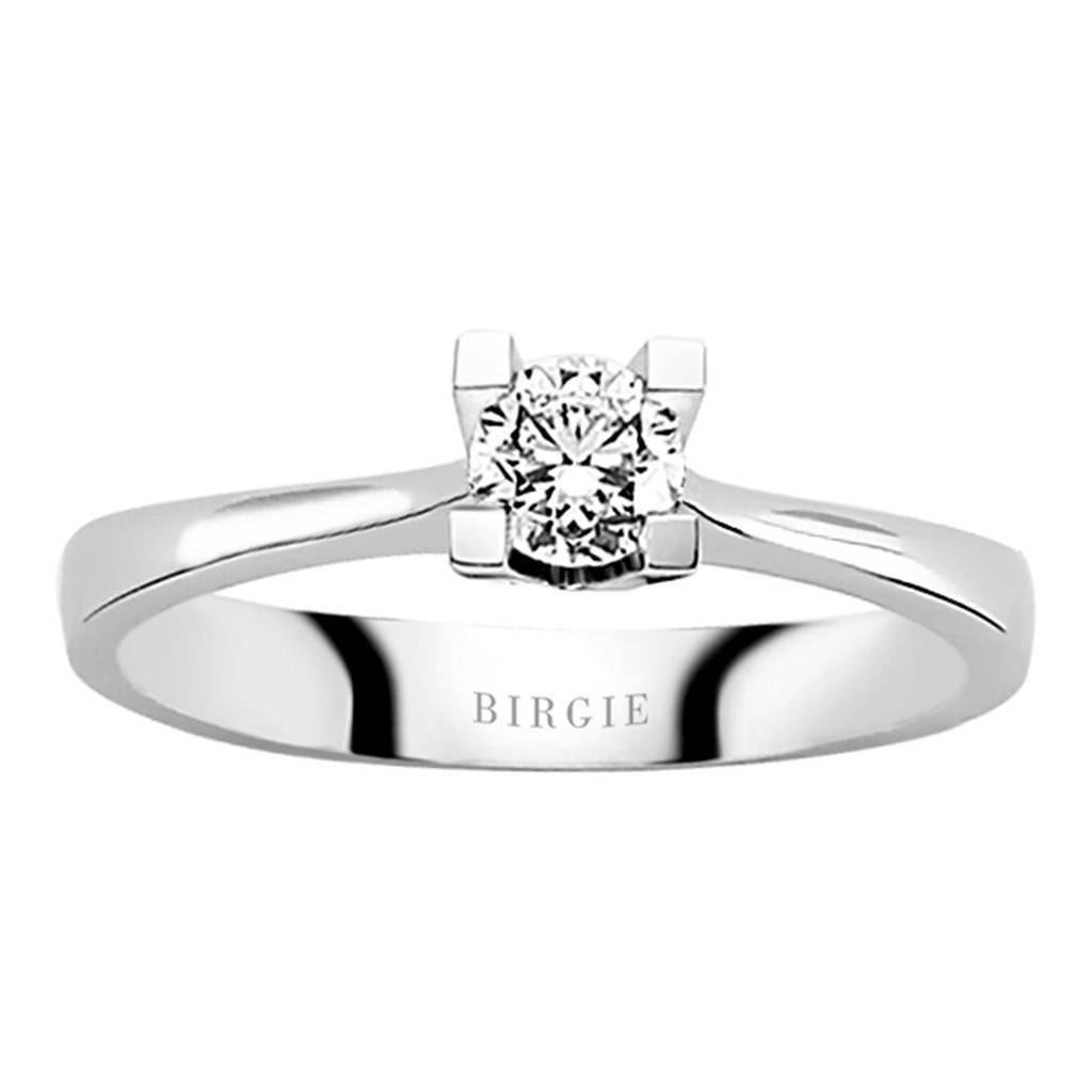 Bague solitaire diamant 0,31 carat