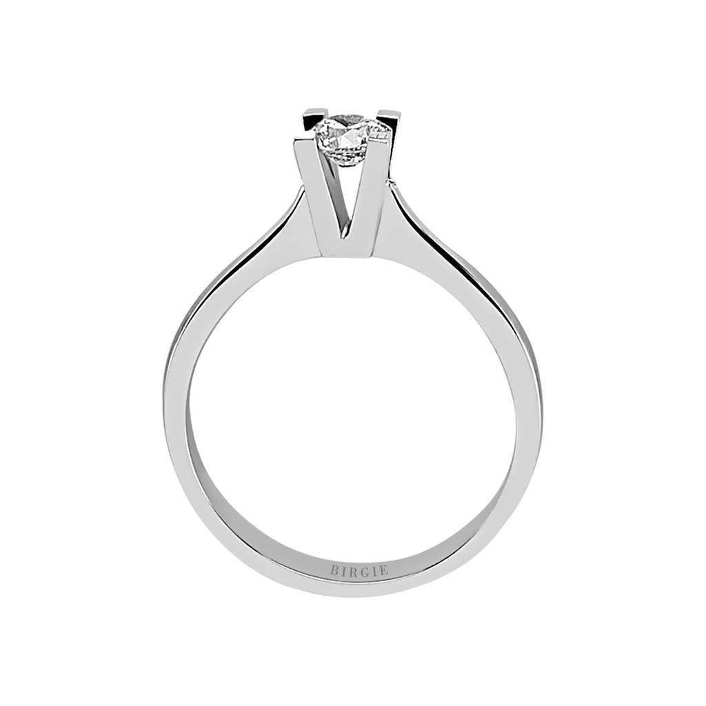 Bague solitaire diamant 0,31 carat