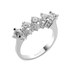 1.26 Carat Diamond 5 Stone Engagement Ring