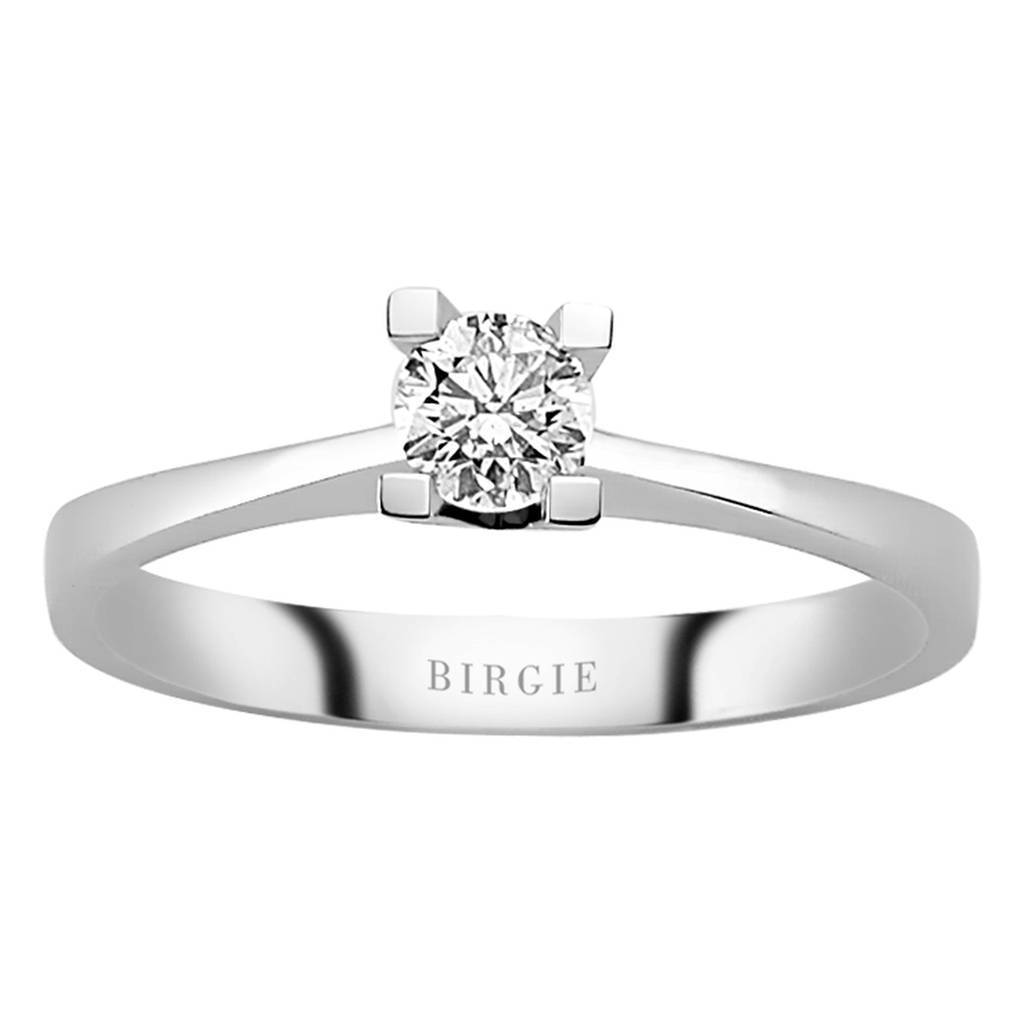 Bague solitaire diamant 0,30 carat