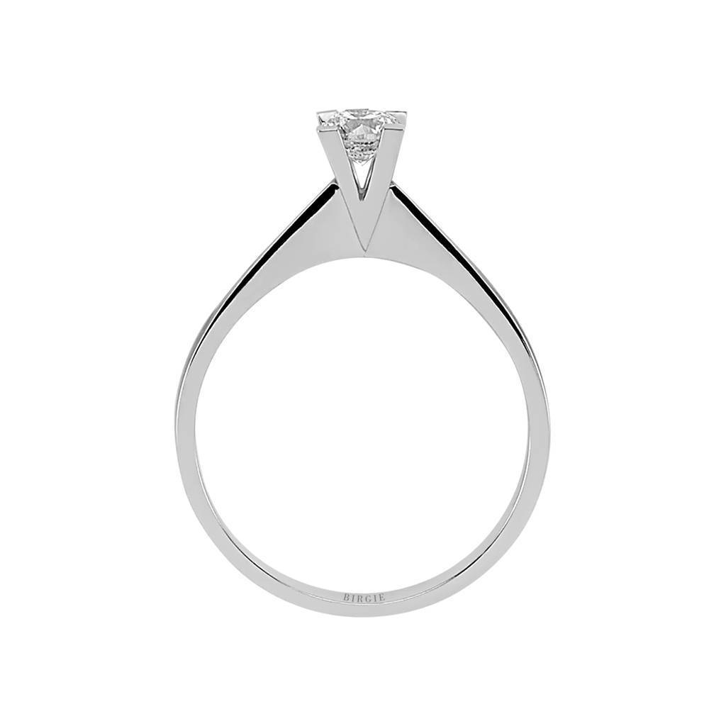Bague solitaire diamant 0,30 carat