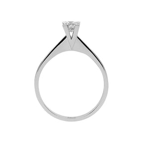 Bague solitaire diamant 0,30 carat