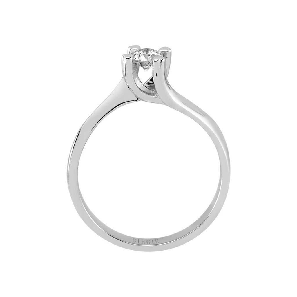 Bague solitaire diamant 0,23 carat