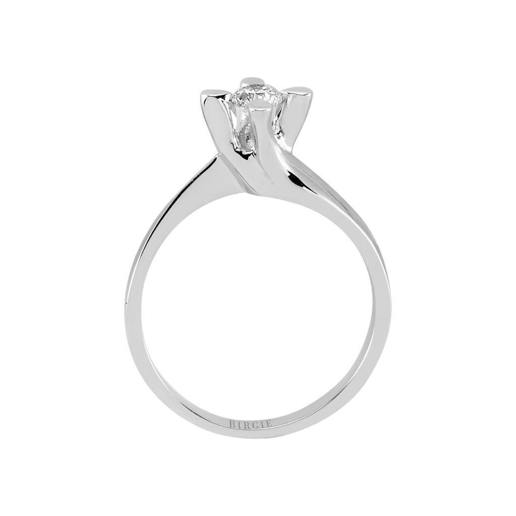 Bague solitaire diamant 0,24 carat
