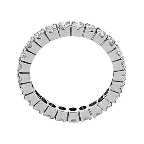Bague de mariage d'éternité en diamant de 1,26 carat