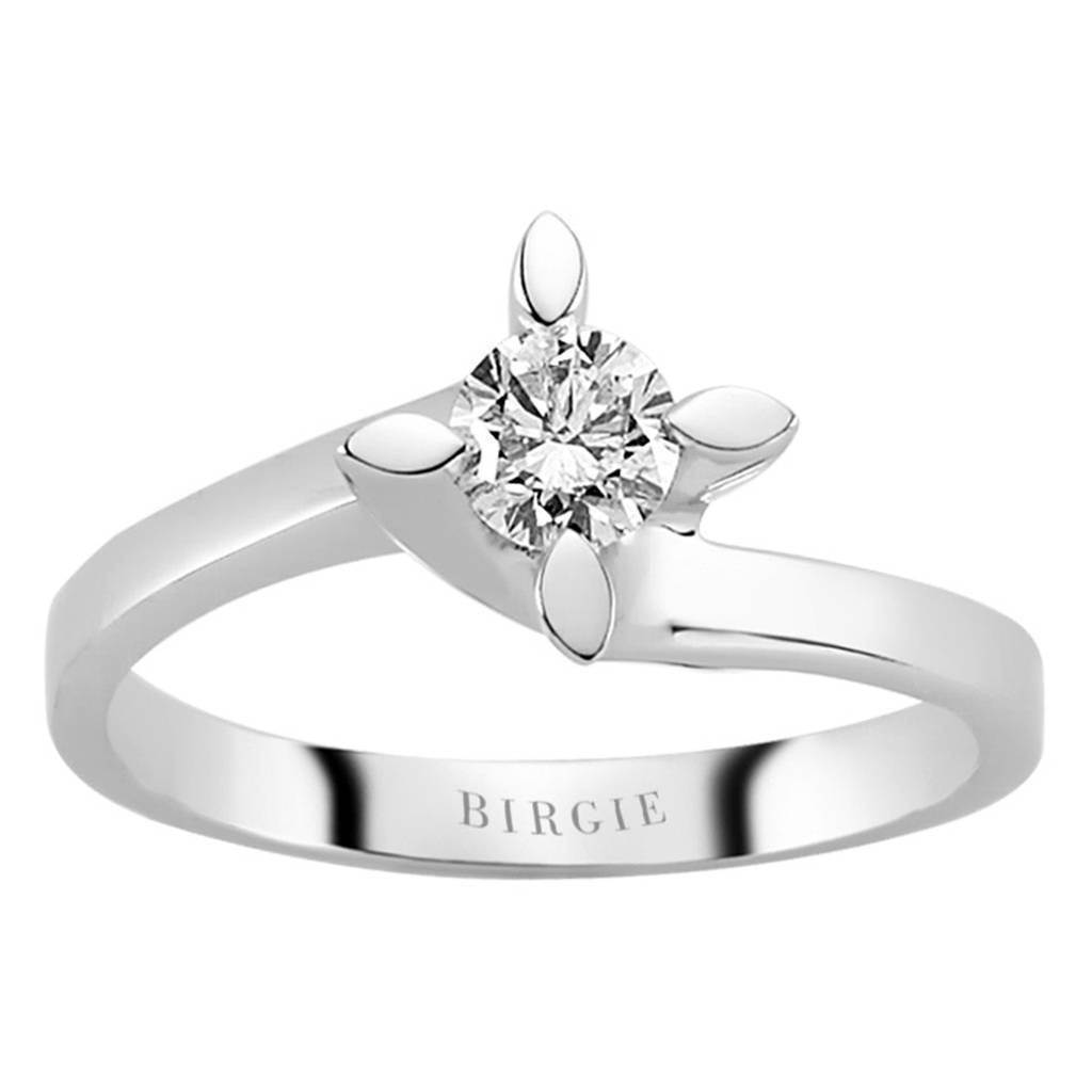 Bague solitaire diamant 0,35 carat