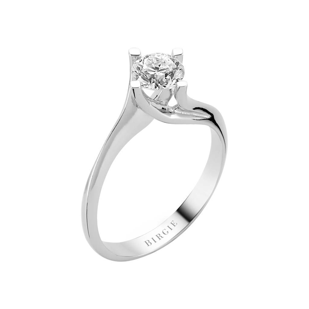 Bague solitaire diamant 0,73 carat