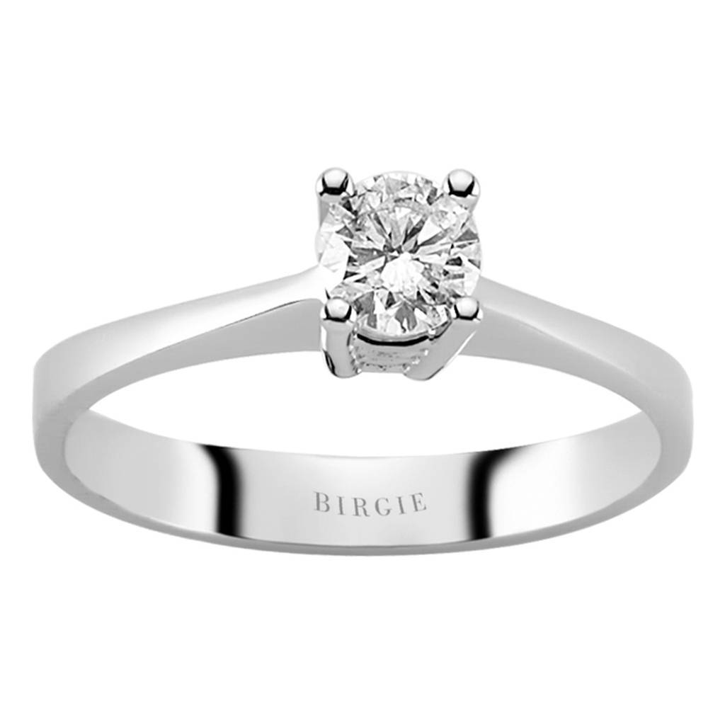 Bague solitaire diamant 0,40 carat