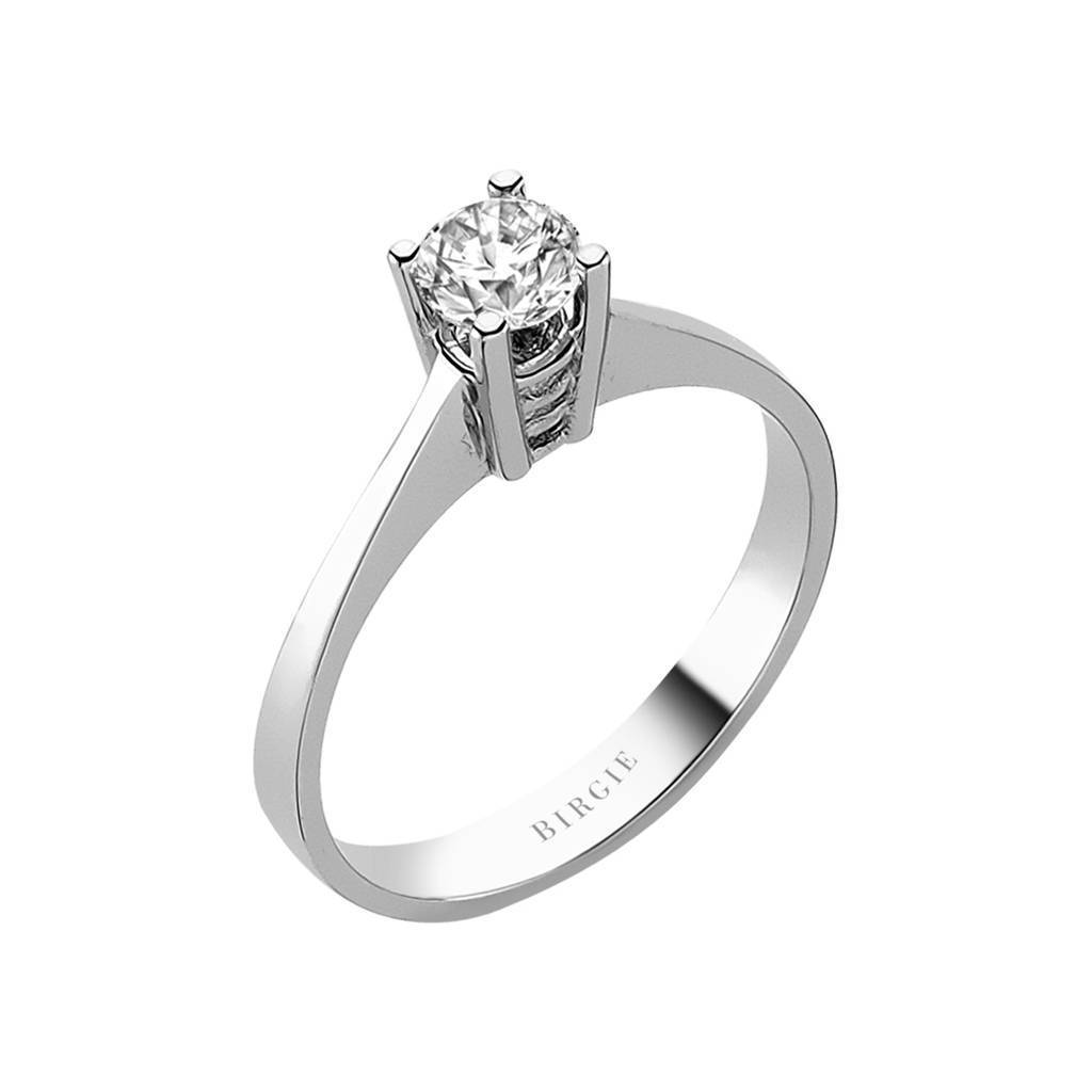 Bague solitaire diamant 0,40 carat