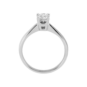 Bague solitaire diamant 0,41 carat
