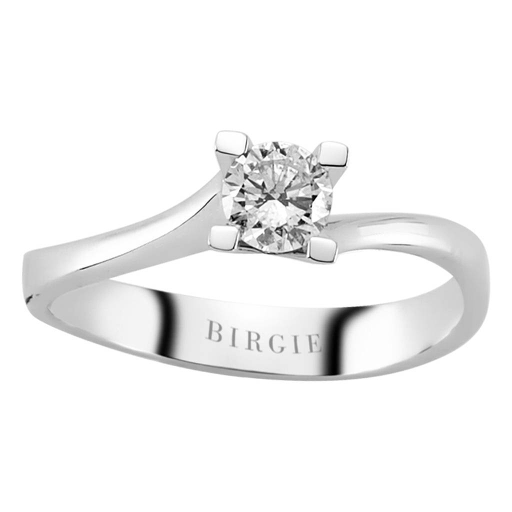 Bague solitaire diamant 0,36 carat
