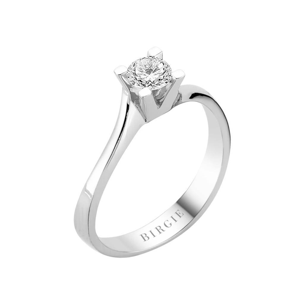 Bague solitaire diamant 0,36 carat